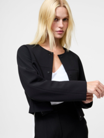 Jaiden Tailored Cropped Jacket Black