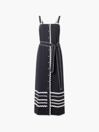 Cambria Cotton RicRac Dress Black 71YFM