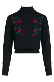 Nilde Top Moss Black