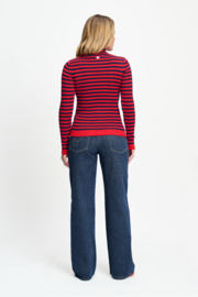 Pullover Riley Striped Rouge Blue