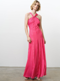 Clarisa Stripe Damasco Dress