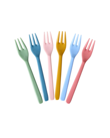 Melamine Cake Forks All you need is Love and... Colors