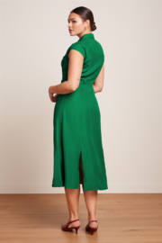 LAATSTE Violante Dress Saxon Ultra Green 09745-239 MAAT 44