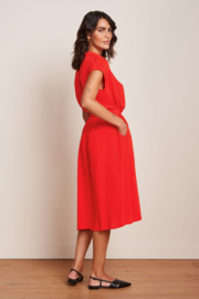 Amy Dress Sista Fire Red 09551-653