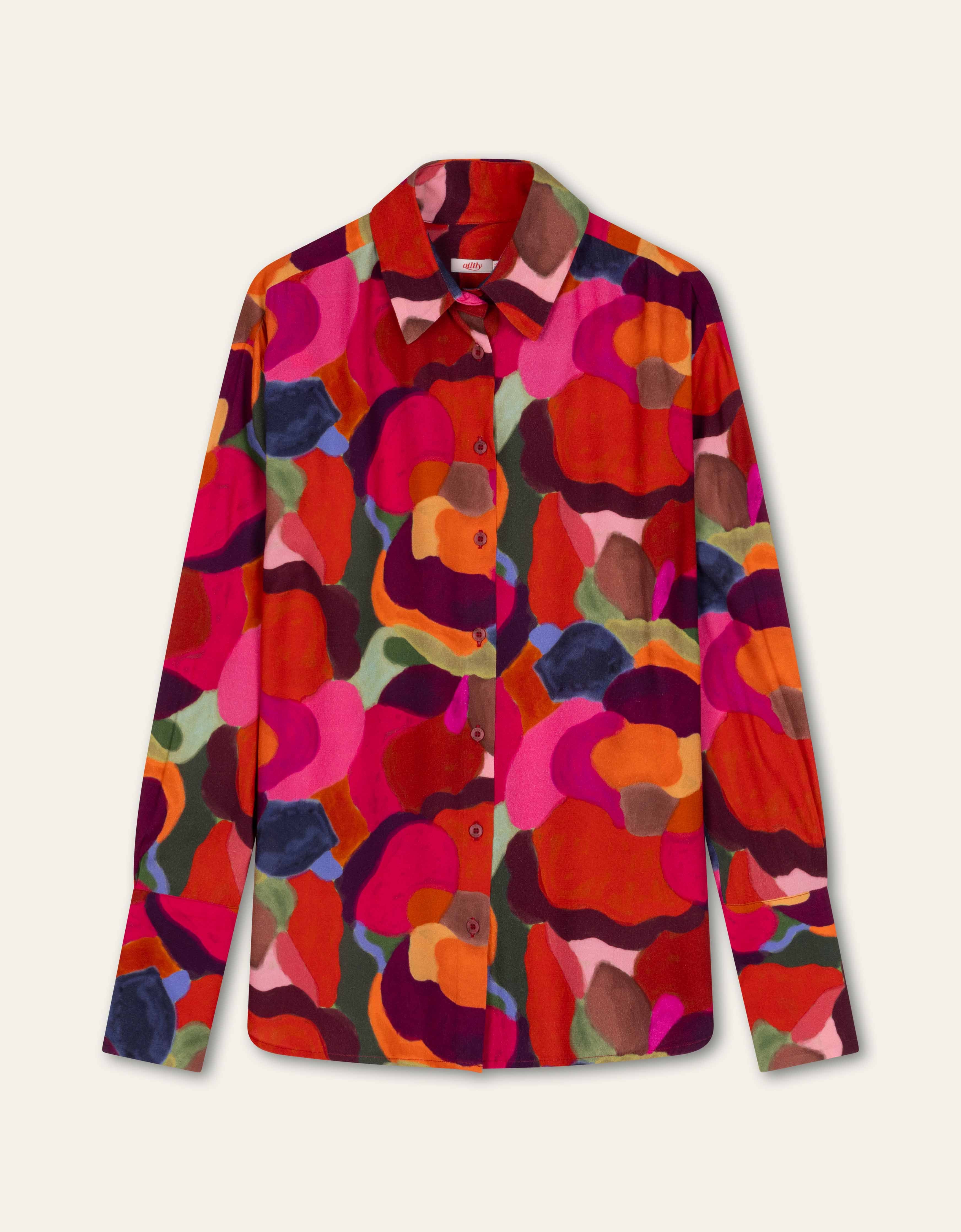 Bloem Woven Blouse Ruma Red