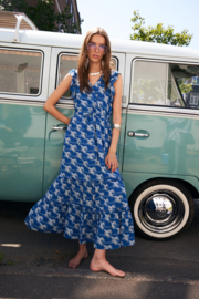 Samo Midi Dress Royal Blue