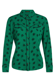 Rosie Western Blouse Meadow Green