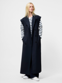 Danby Sleeveless Trenchcoat Navy
