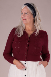 The Susie Q Cardigan Burgundy