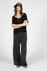 T302 Basic Noir Pants
