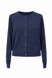 Rowe Knit Cardigan Dark Navy