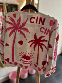 Jasje Summer Cotton Cin Cin White/Red