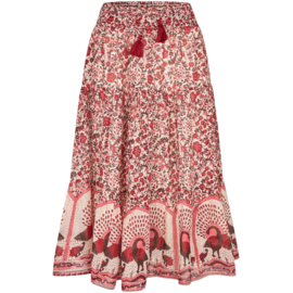 Sunny Midi Skirt Red