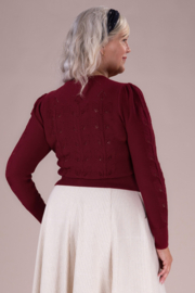 The Susie Q Cardigan Burgundy