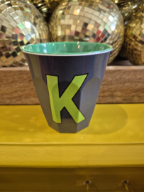 Medium Alphabet Cup Plain K (b)