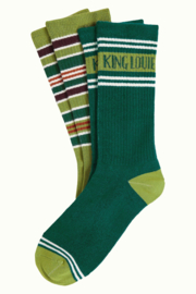 Socks 2-Pack Logo Pine Green