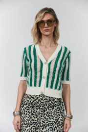 LAATSTE Siva Knit Cardigan Green MAAT M
