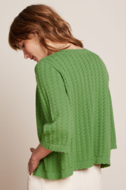 LAATSTE Emily Vest Rocky Ajour Jade Groen MAAT XL