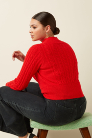Nilde Top Leon Fiery Red