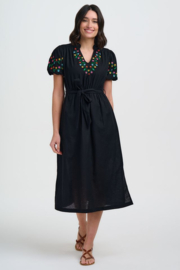 Lainey Midi Dress Floral Vine