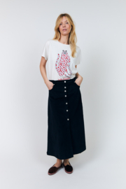 Una Maxi Skirt Dark Blue