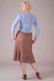 The Topnotch Teatime Cardi Forget-Me-Not