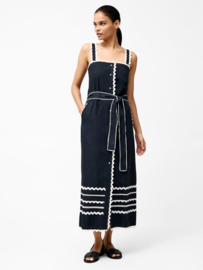 Cambria Cotton RicRac Dress Black 71YFM