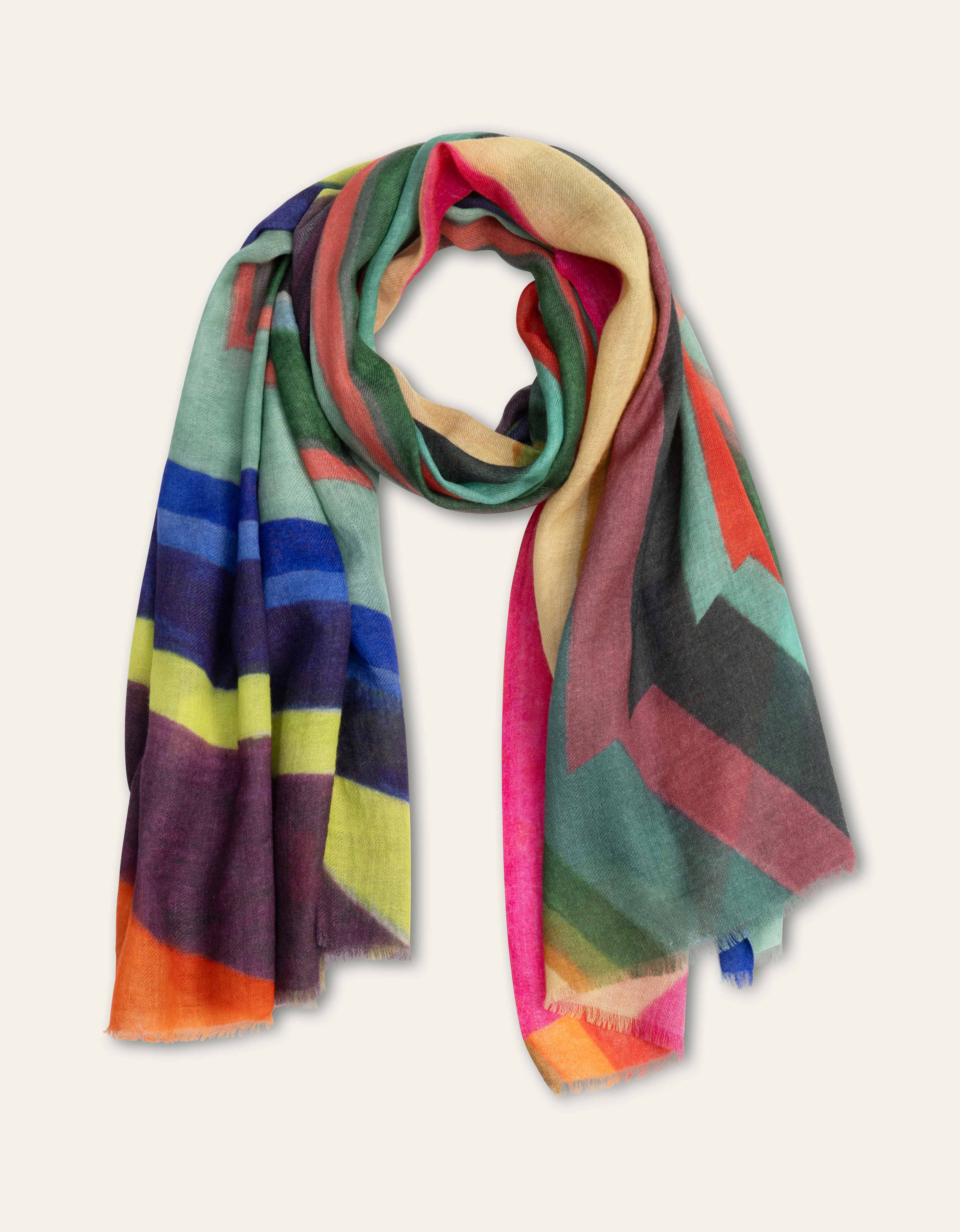 LAATSTE Anella Woven Scarf Partiot Blue