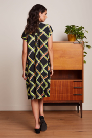 LAATSTE Amy Dress Lou Black 09742-001 MAAT 44