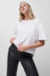 LAATSTE Tally Jersey Shirt White 76BZA MAAT L