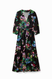 Dress 3/4 Sleeve Poppy Lacroix Black 23WWVW75