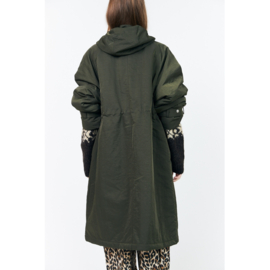 Shea Coat Long Dark Green