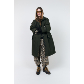 Shea Coat Long Dark Green