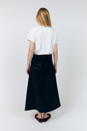Una Maxi Skirt Dark Blue