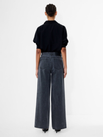 Ralphie Denim Embellished Wide Leg Jeans