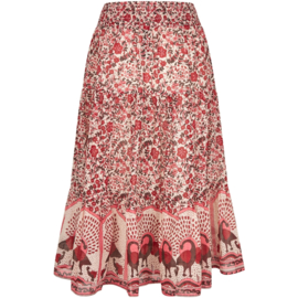 Sunny Midi Skirt Red