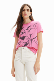 LAATSTE T-Shirt Pink Panther Smile Turosa 23SWTK81 MAAT S
