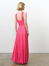 Clarisa Stripe Damasco Dress