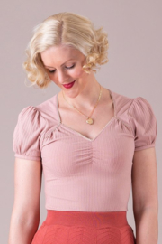 LAATSTE The Sweetheart Tee Dusty Peach MAAT 38/40