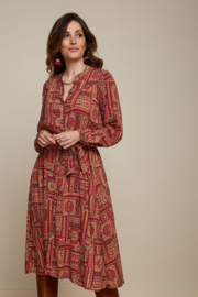 Nala Dress Balthazar Cabernet Red