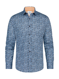 Shirt Minimal Flower Navy 28.010.604