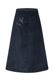 Una Maxi Skirt Dark Blue