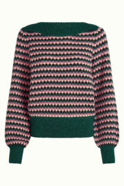 Erin Top Flora Pine Green 09823