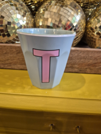 Medium Alphabet Cup Plain T (r)