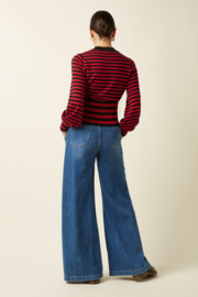 Flavia Top Berry Chili Red