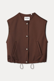 Gilet Gaya Chocolat Brown