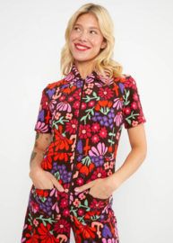 LAATSTE Renee Love Jumpsuit Vintage Flower Market 001251-031-01454 MAAT XL