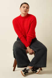 Nilde Top Leon Fiery Red
