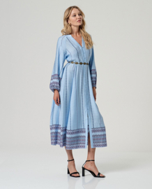 Long Shirt Dress Sky Blue