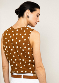 Gilet date Pretty in Bronze Linen